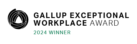 GEWA_Horiz_Winner_Blk Gallup Exceptional Workplace Award