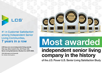 Havenwood of Richfield’s Management Company stays on top as J.D. Power’s most-awarded senior living provider in the annual Senior Living Satisfaction Study.